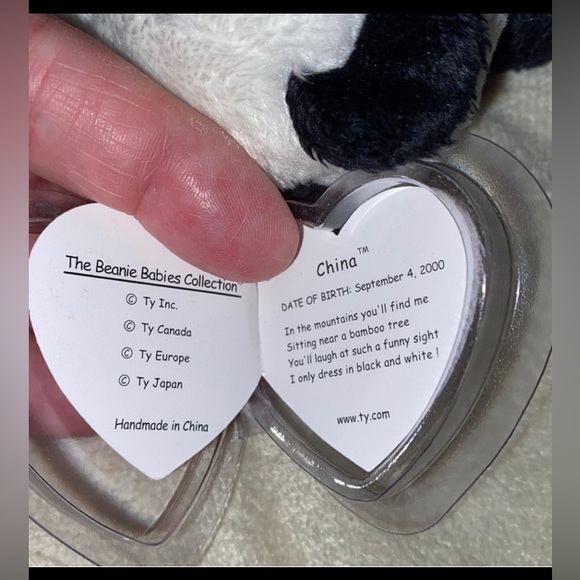 Rare Collectible China the Panda Bear TY Beanie Baby-Retired - Picture 4 of 8